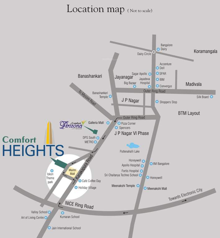  heights Images for Location Plan of Comfort Heights