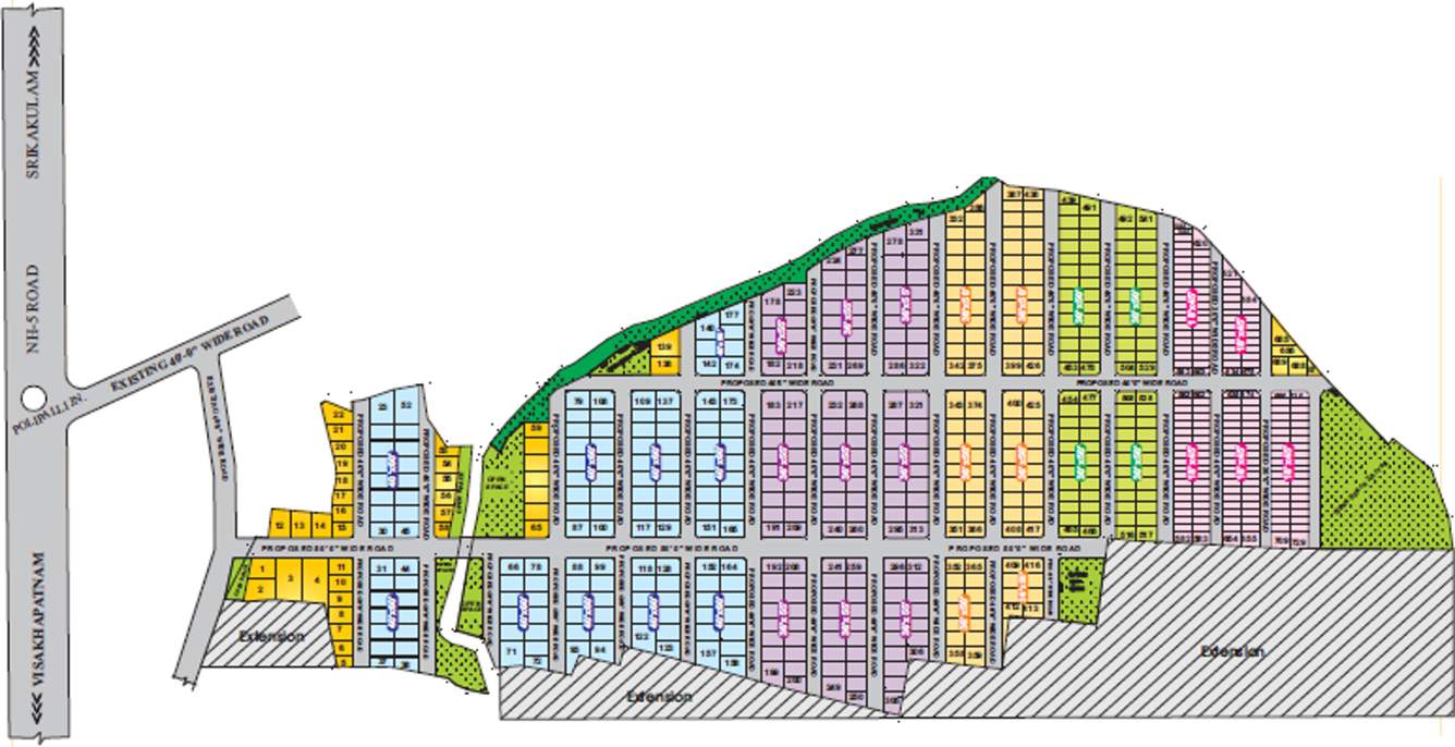  aditya grand Images for Layout Plan of Peram Aditya Grand