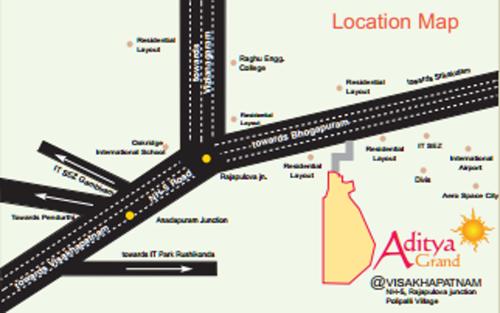  aditya-grand Images for Location Plan of Peram Aditya Grand