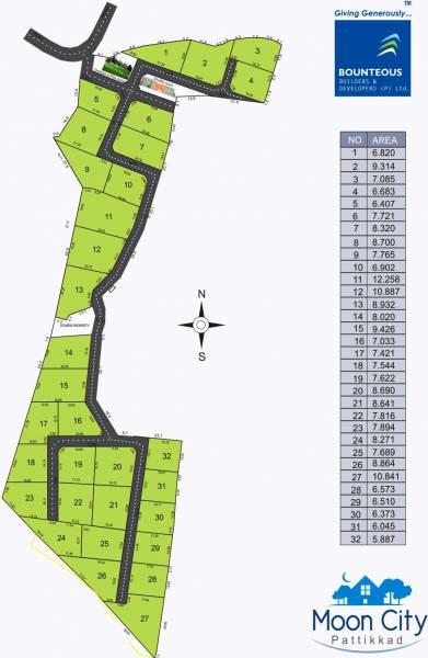  moon-city Layout Plan