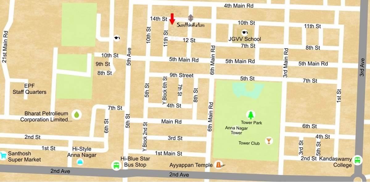 Images for Location Plan of India Santhiniketan