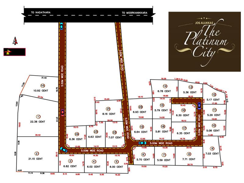 Images for Layout Plan of Jos Alukkas Platinum Villas