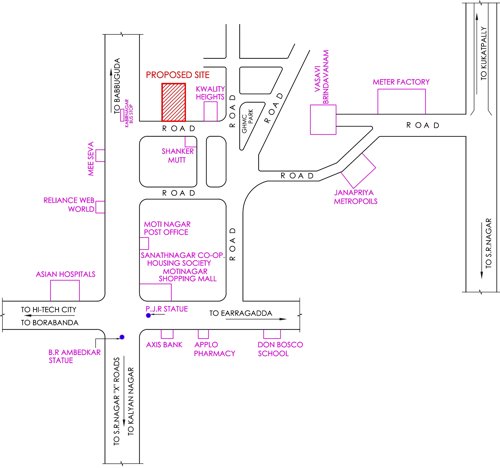  sandhya Images for Location Plan of Star Sandhya