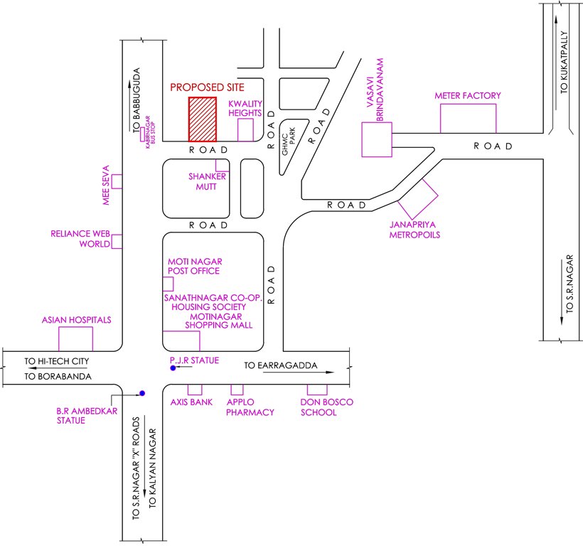  sandhya Images for Location Plan of Star Sandhya