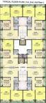  narayan-residency Wing A & B Cluster Plan For 1st, 2nd & 3rd Floor