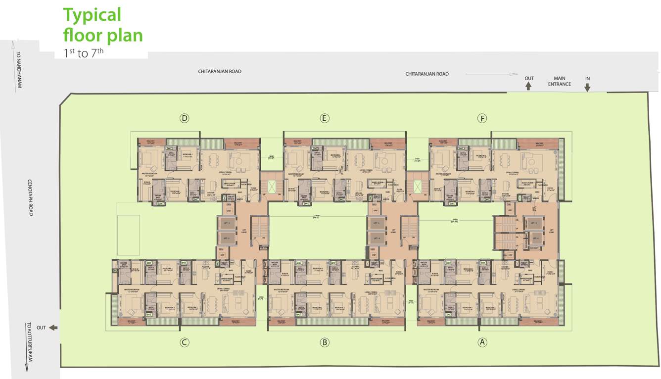 Images for Cluster Plan of Olympia Good Wood Residence