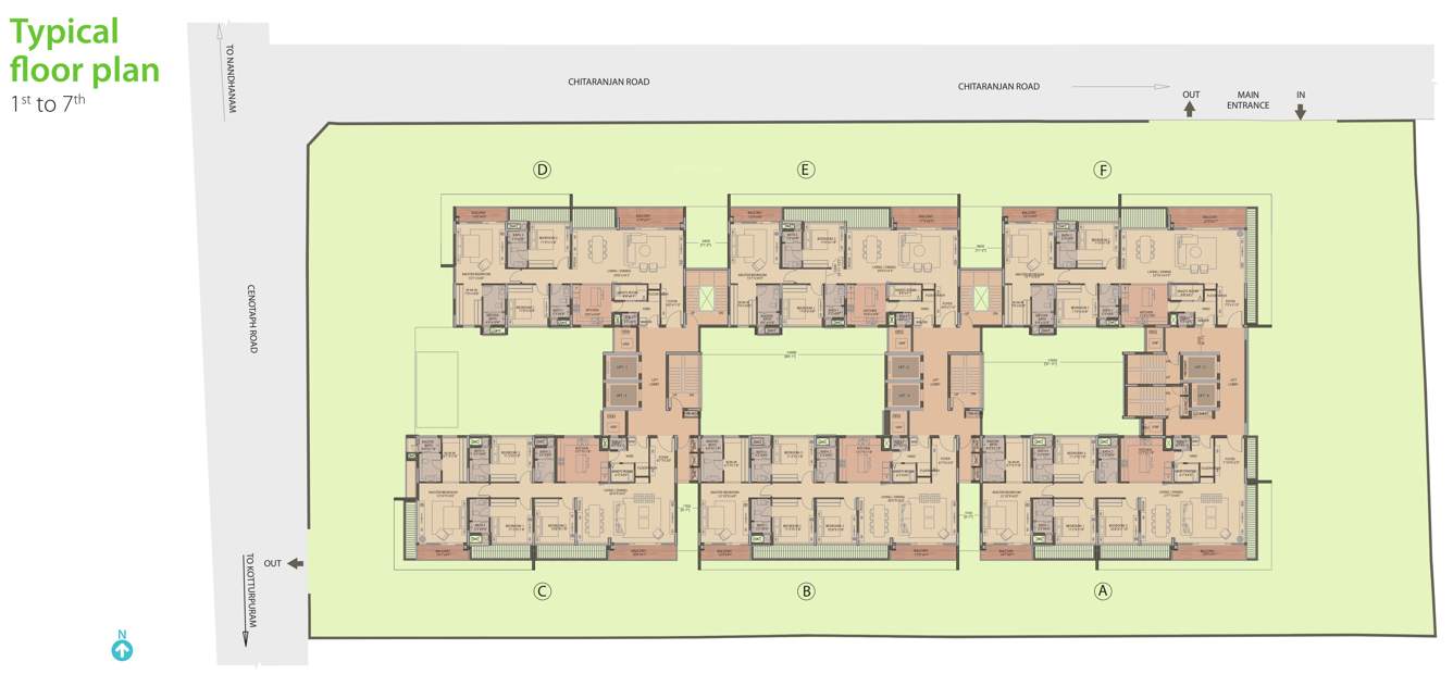  good wood residence Good Wood Residence Typical Cluster Plan