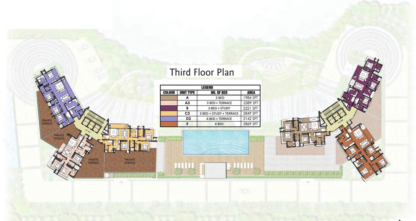  fairfield Images for Cluster Plan of Prestige Fairfield