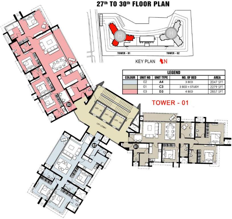  fairfield Images for Cluster Plan of Prestige Fairfield