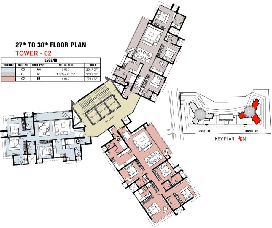  fairfield Images for Cluster Plan of Prestige Fairfield