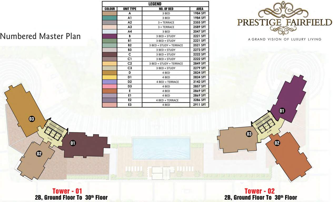  fairfield Images for Layout Plan of Prestige Fairfield