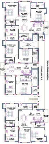 Images for Cluster Plan of Pushkar Indraniraja Illam