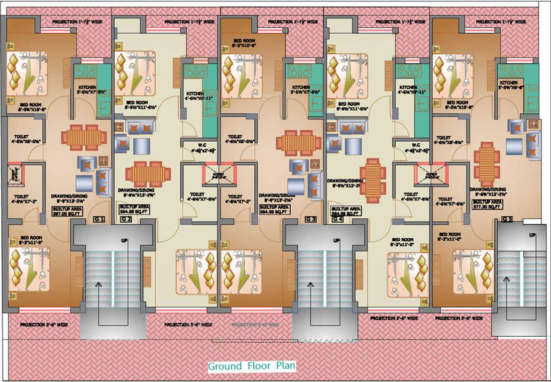 2160 sqft 3 bhk Apartment Millennium Group Mangalmurti Other