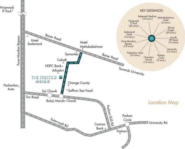 Images for Location Plan of Sanjeevani Prestige Avenue