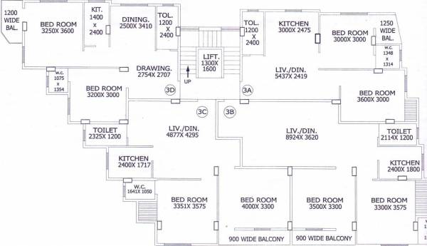 Images for Cluster Plan of Mamata Royal White
