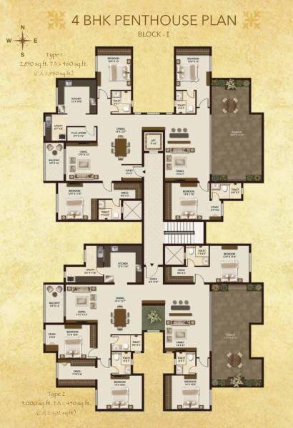 Tower 1 Cluster Plan salvador Tower 1 Cluster Plan