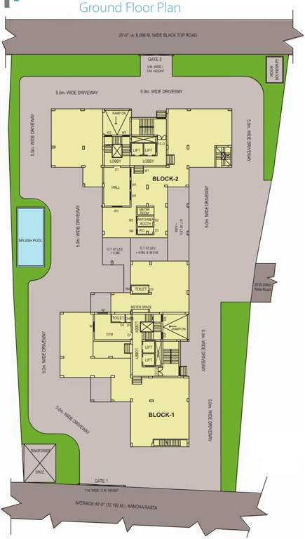  sky terrace Images for Cluster Plan of Eden Sky Terrace