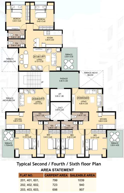 tower Images for Cluster Plan of Shubham Shubham Tower