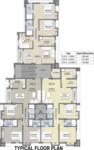  nest Images for Cluster Plan of Purti Nest