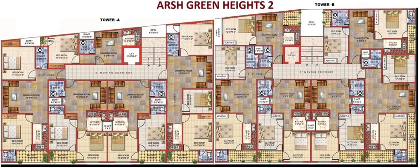 Images for Cluster Plan of Arsh Green Heights II