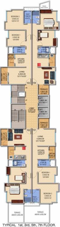 Images for Cluster Plan of Shantama Narayans Octave