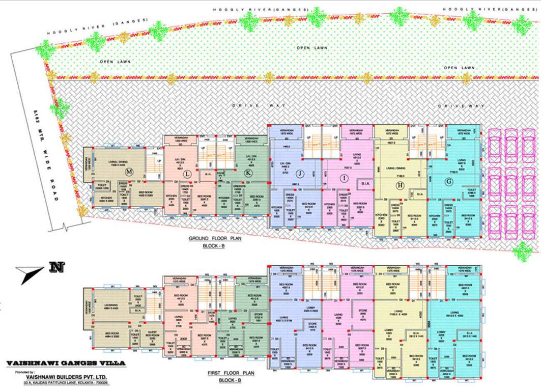 Images for Layout Plan of Vaishnawi Ganges Villa