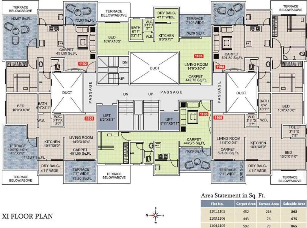 heights Images for Cluster Plan of Sanskar Heights
