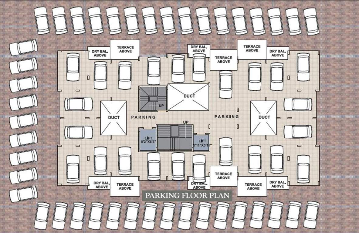 heights Images for Cluster Plan of Sanskar Heights