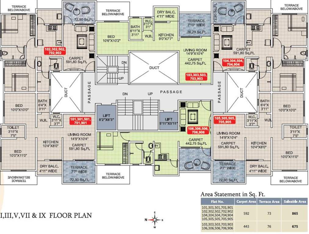 heights Images for Cluster Plan of Sanskar Heights