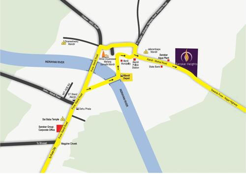 Images for Location Plan of Sanskar Heights heights Images for Location Plan of Sanskar Heights