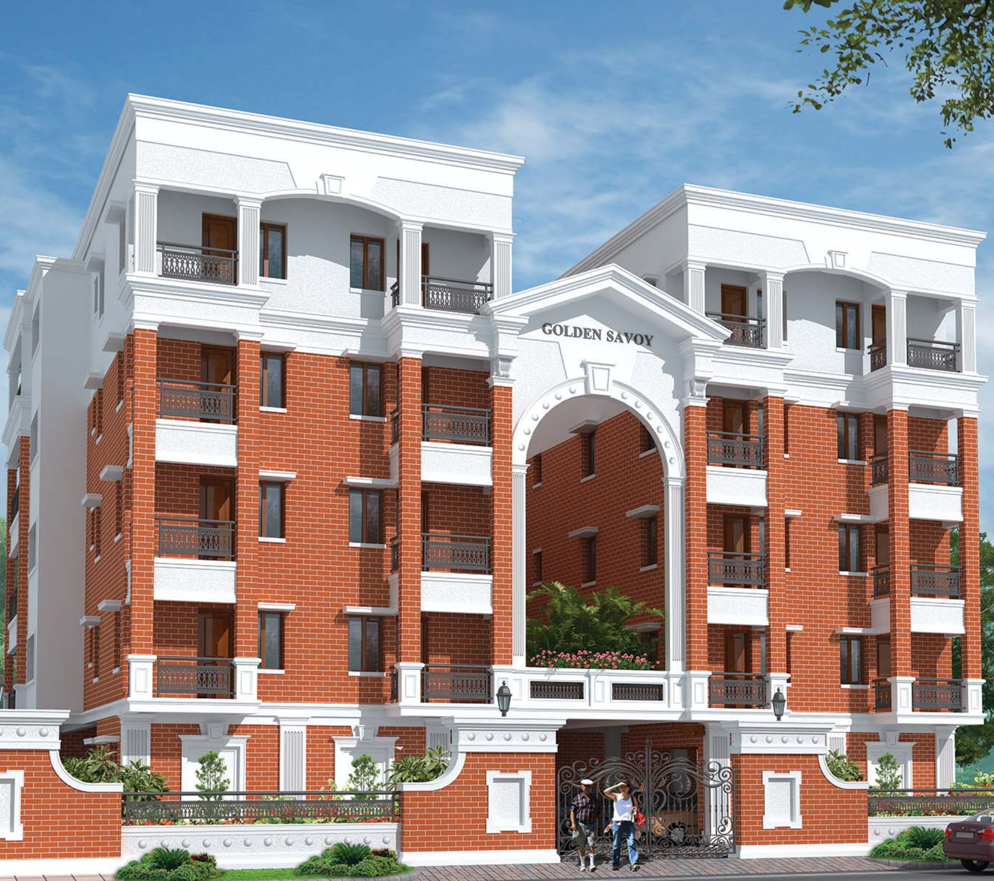 3060 sq ft 3 BHK Floor Plan Image Golden Homes Savoy Available for