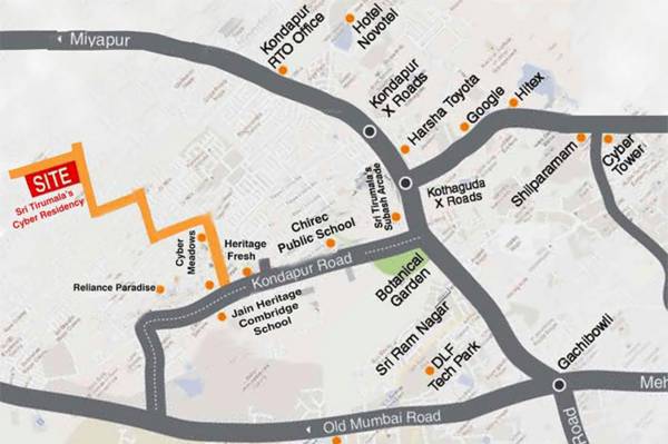 Images for Location Plan of Tirumala Cyber Residency