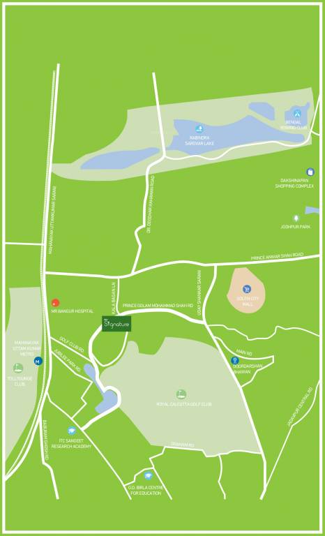 Images for Location Plan of Amit Realty and Shree RSH Group Signature