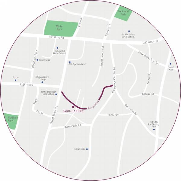 Images for Location Plan of Amit Realty and Shree RSH Group Basil Garden