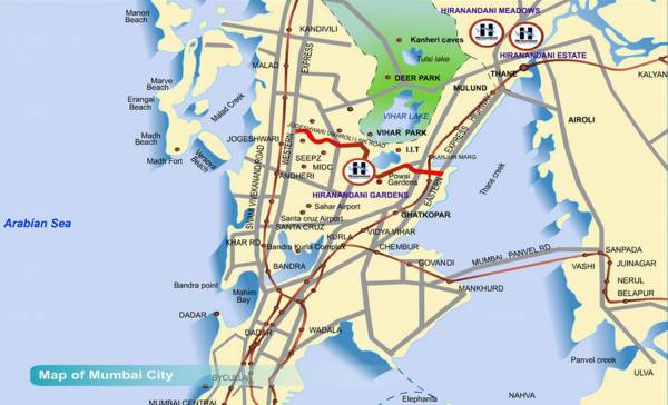 Images for Location Plan of Hiranandani Developers Casa Marina CHS Images for Location Plan of Hiranandani Developers Casa Marina CHS