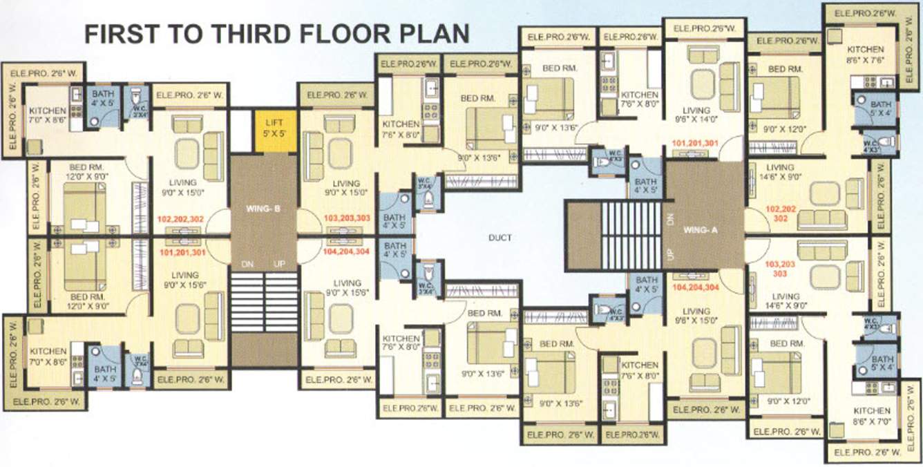  vatika Images for Cluster Plan of Vedant Vatika
