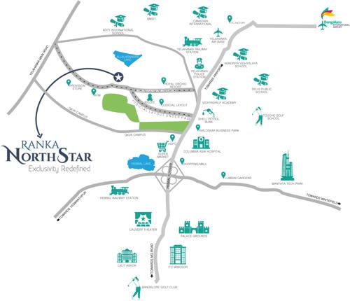  ranka-north-star Images for Location Plan of Chalukya Ranka North Star