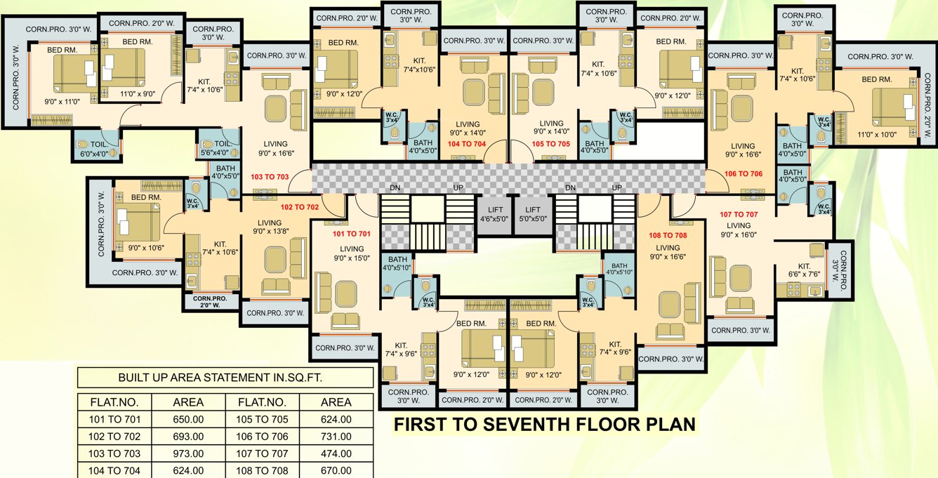 Images for Cluster Plan of Krishna Om Krishna Heights