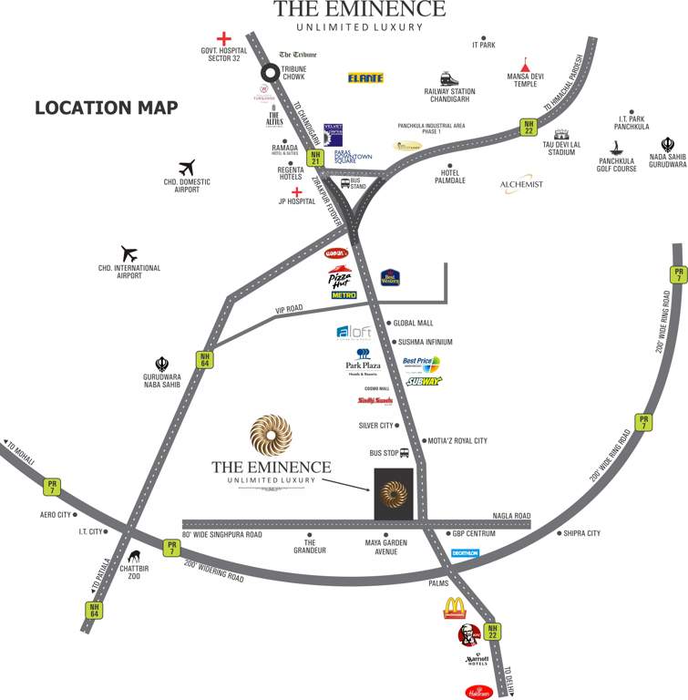  the eminence Images for Location Plan of Alliance The Eminence