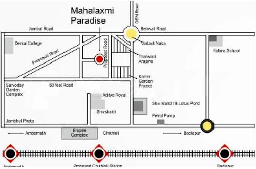  mahalaxmi-paradise Images for Location Plan of  Mahalaxmi Paradise