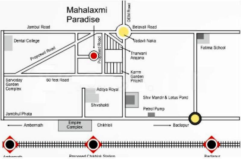  mahalaxmi-paradise Images for Location Plan of  Mahalaxmi Paradise