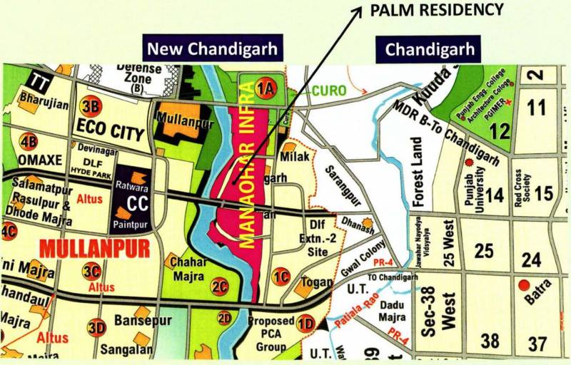 Images for Location Plan of Manohar Palm Residency