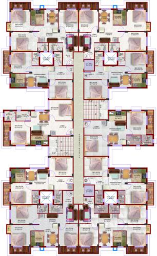  residency Images for Cluster Plan of Ganapati Residency