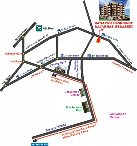  residency Images for Location Plan of Ganapati Residency