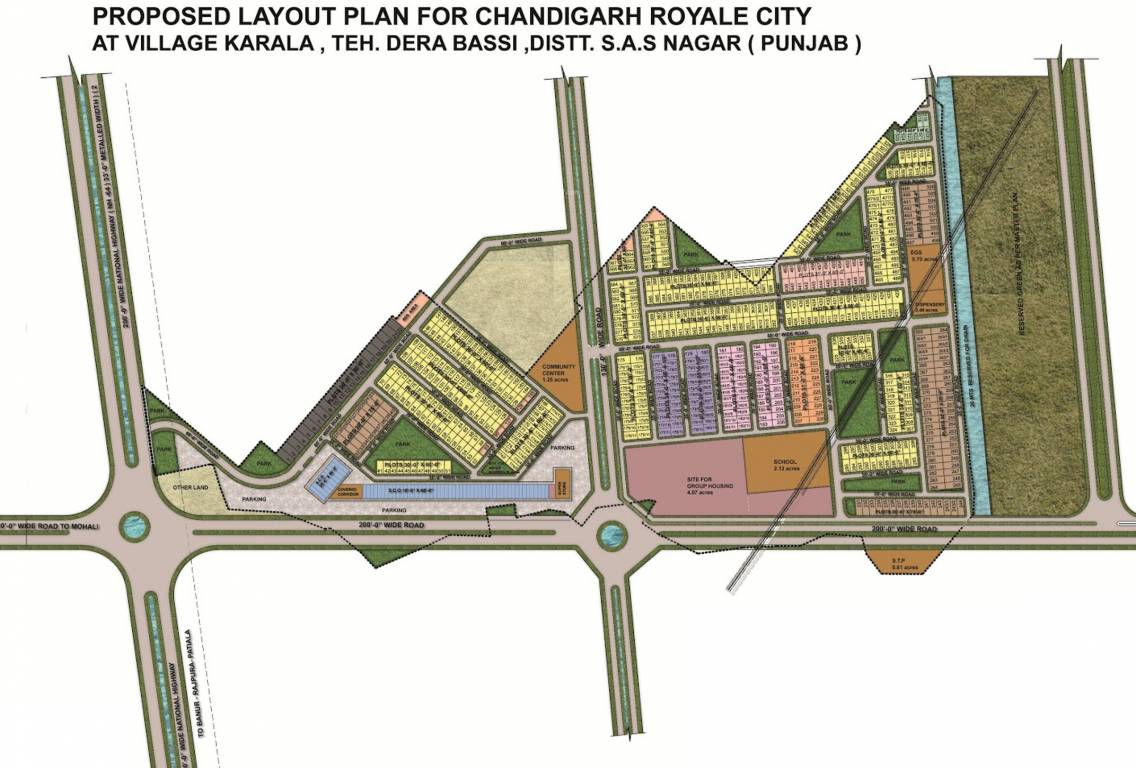  royale city plots Layout Plan