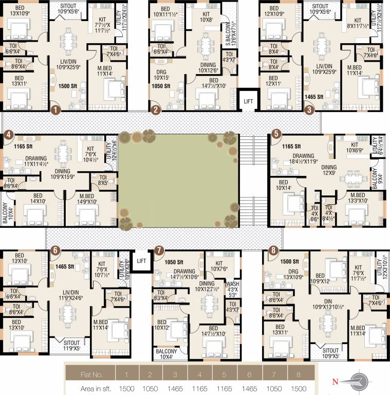 Images for Cluster Plan of Jaya Bharathi ADR Jaya Bharathi Heights