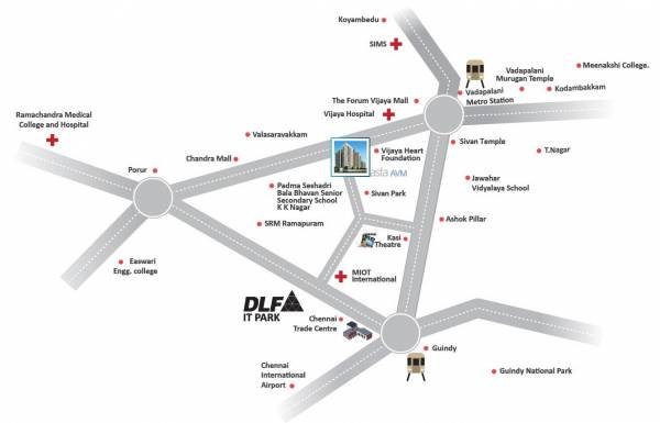 Images for Location Plan of Sapthrishi asta AVM