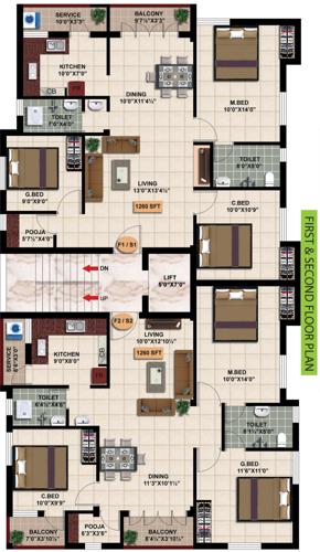 Images for Cluster Plan of StepsStone Sri Dattatreyas