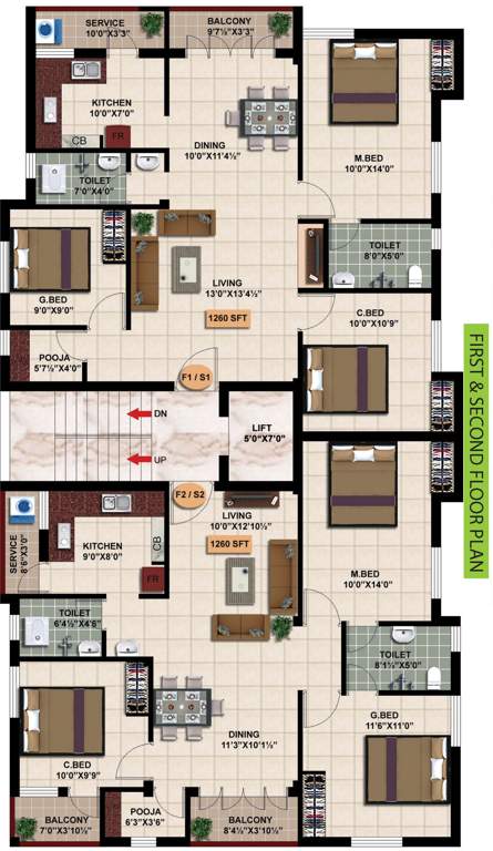 Images for Cluster Plan of StepsStone Sri Dattatreyas