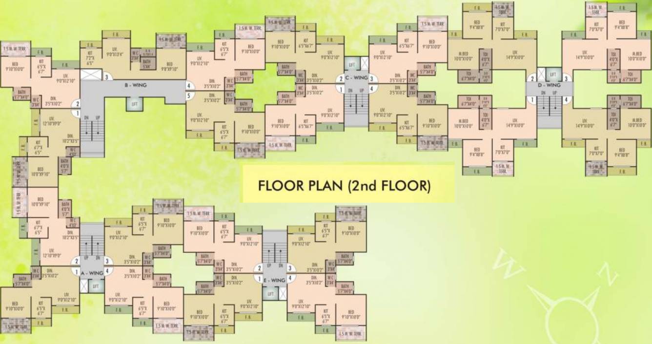 Images for Cluster Plan of Sunny Orchid Homes